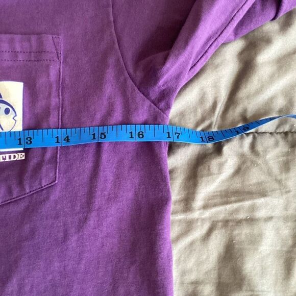 Mens Southern Tide East Carolina Pirates ECU Long Sleeved Tee purple XS - Picture 5 of 6